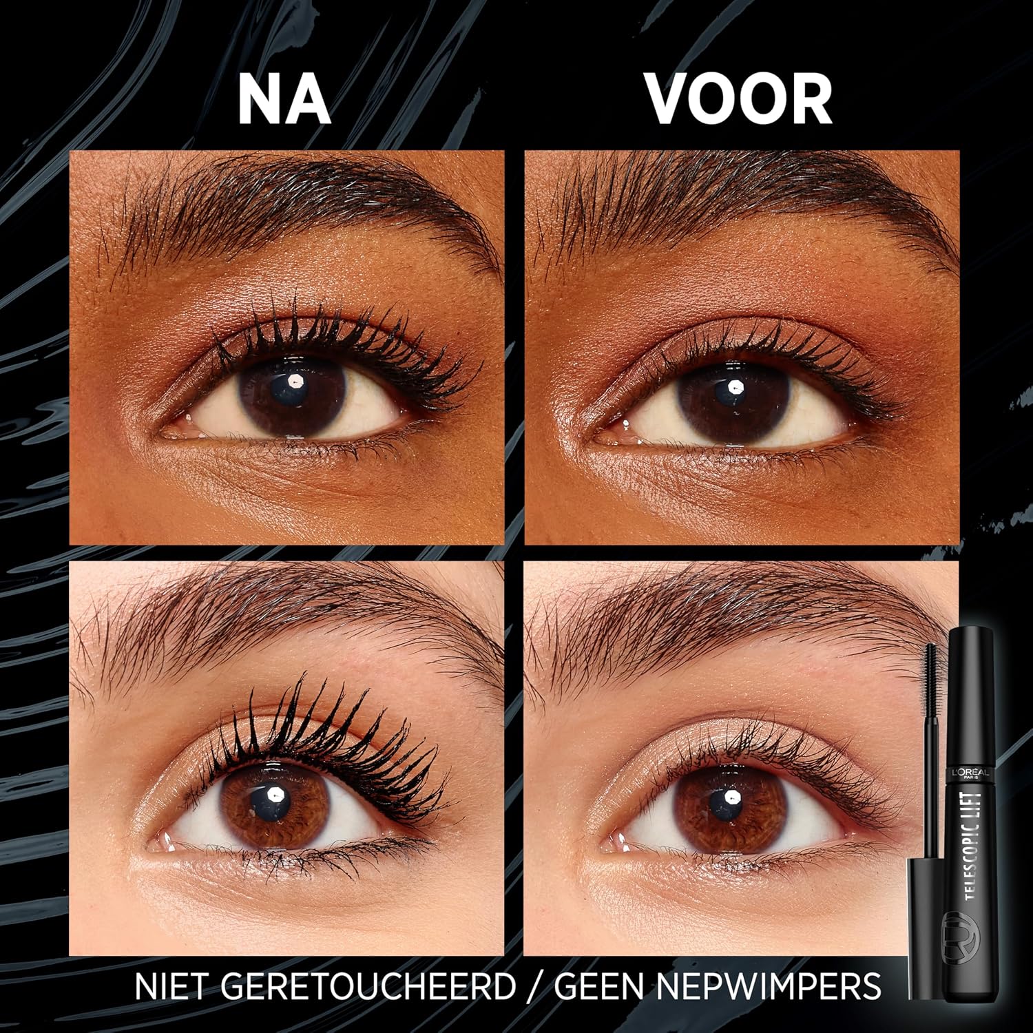 Thumbnail 6 de L’Oréal Paris Telescopic Lift Mascara – verlängert, hebt und trennt die Wimpern bis zu 5 mm (Extra Black)