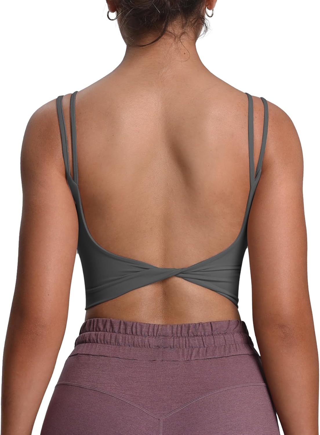 Thumbnail 6 de Aoxjox Twist Back Yoga Crop Tank bra