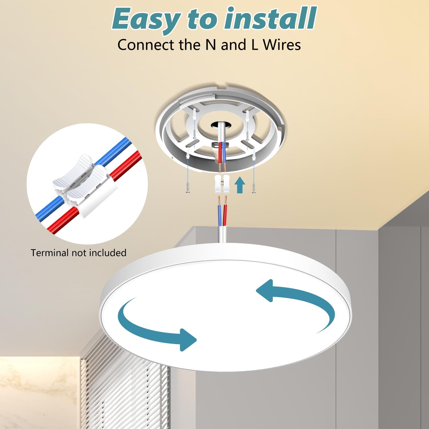 Thumbnail 5 de Plafoniera LED Soffitto 24W 4000K – Swoieltr