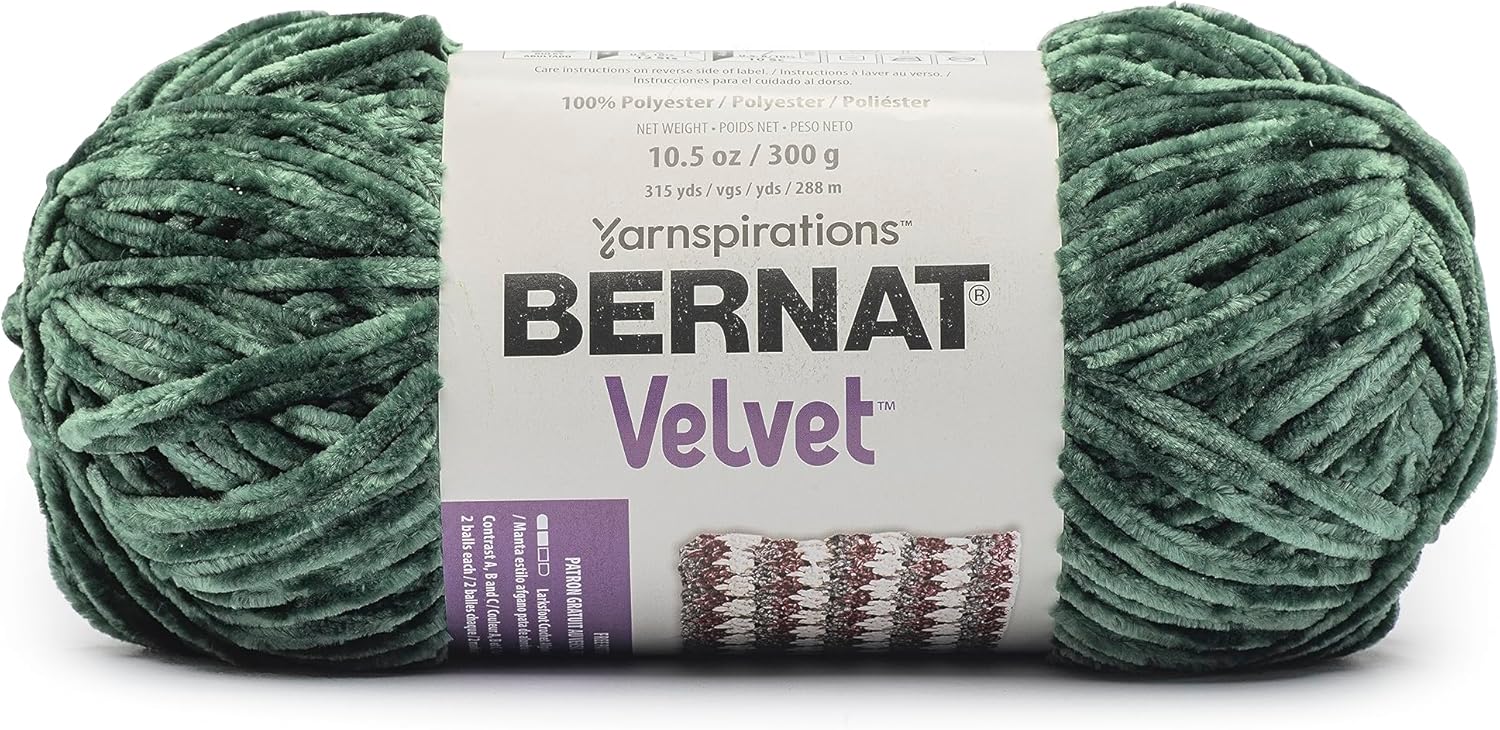 Thumbnail 1 de Bernat 2 pelotes fil velours pin 🧵