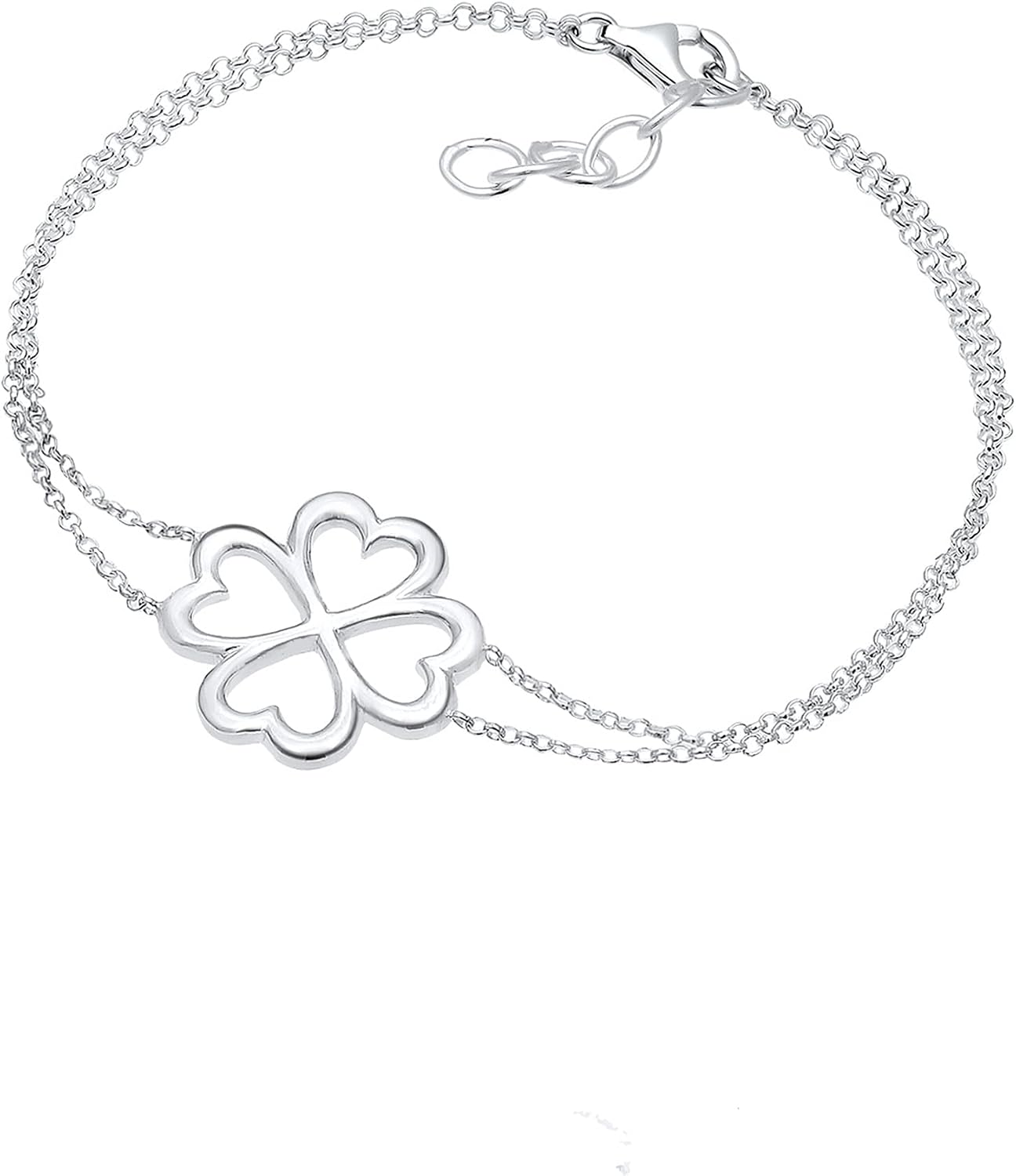 Detalle 2 de Elli Armband Kleeblatt 16 cm