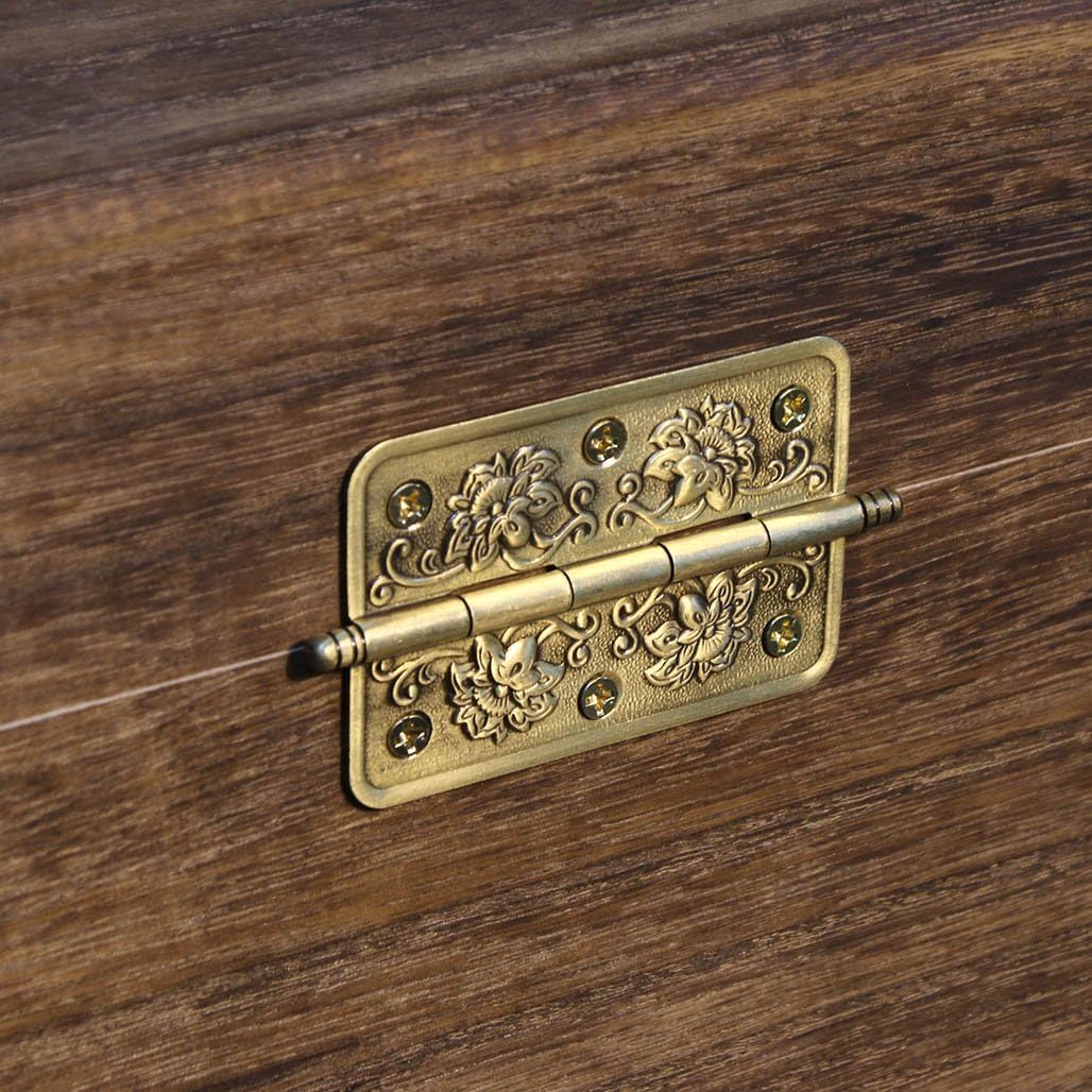 Thumbnail 5 de Embossed Brass Hinges, 65 mm Plate Length