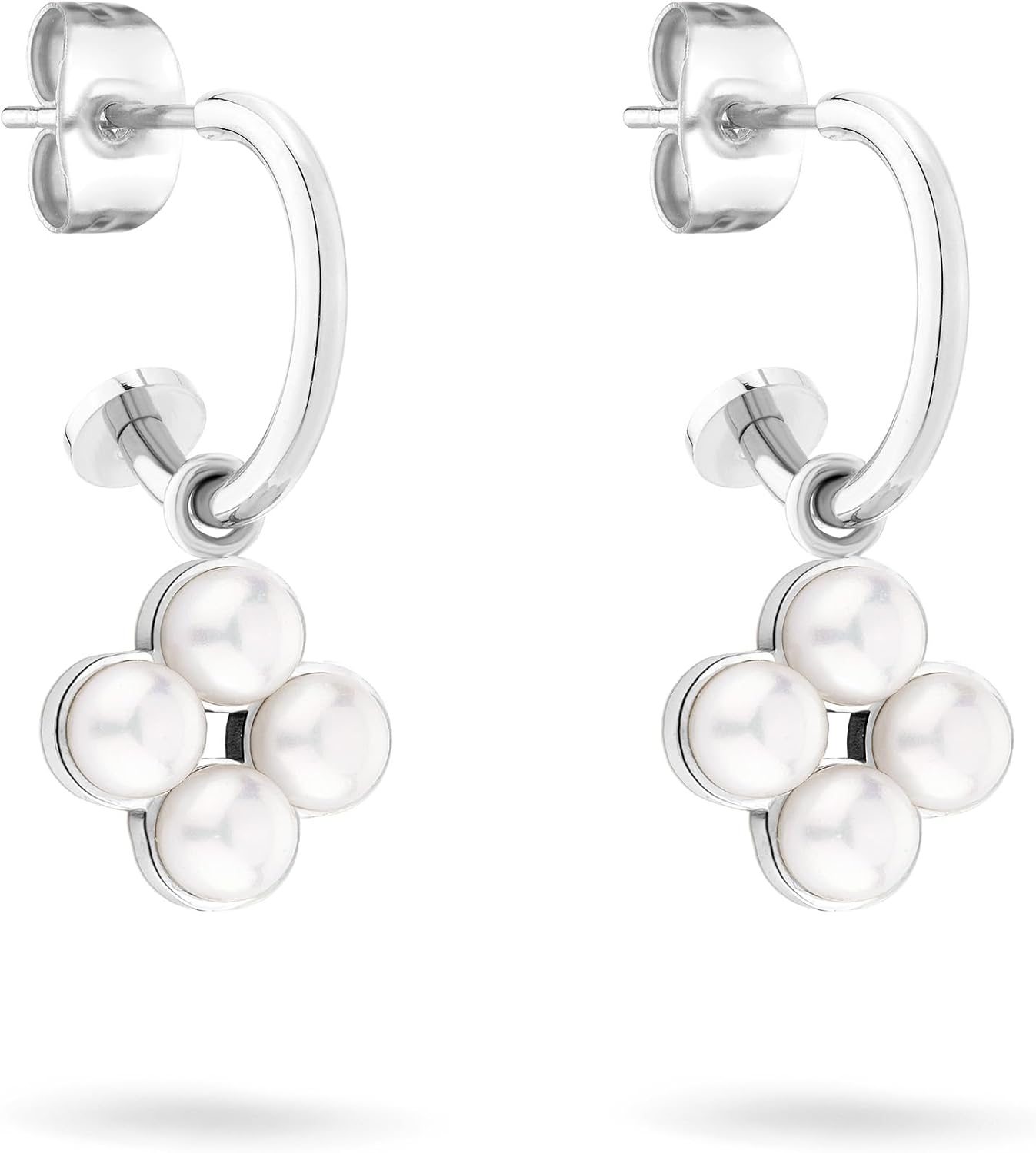 Thumbnail 3 de Tamaris Creole TJ-0520-E-23 Silber – Florale Glasperlen-Ohrringe aus Edelstahl