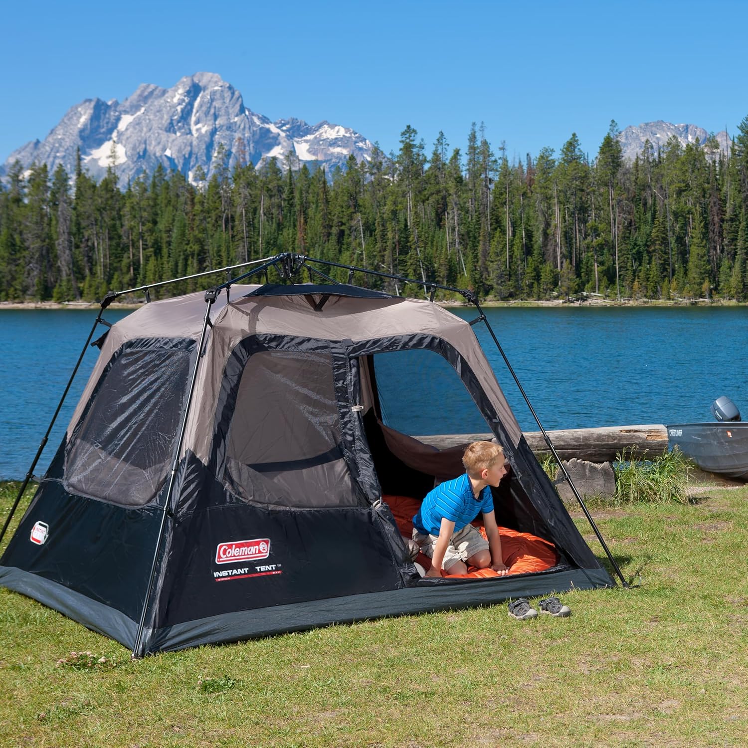 Thumbnail 3 de Coleman Instant Family Tent (4/6/8/10 Person): Quick Setup, Pre-Attached Poles