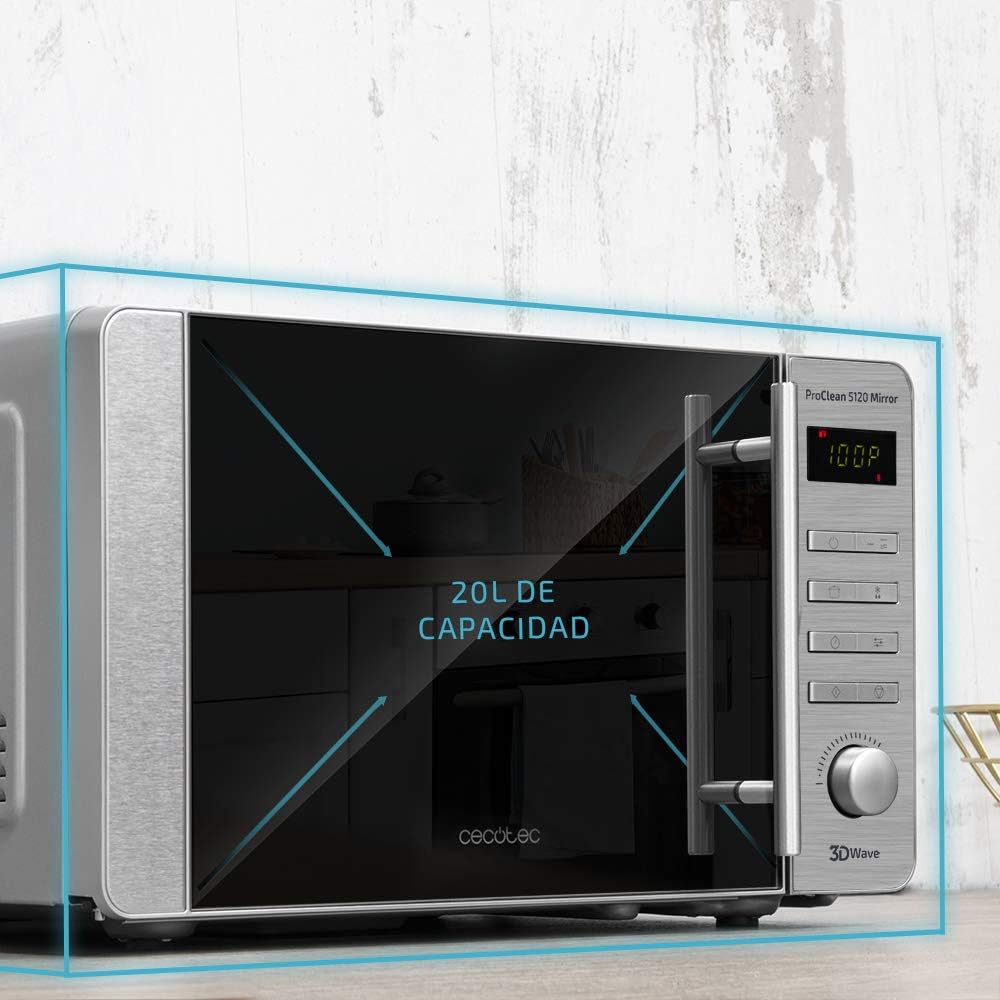Detalle 2 de Cecotec Forno a Microonde ProClean 5120 Inox