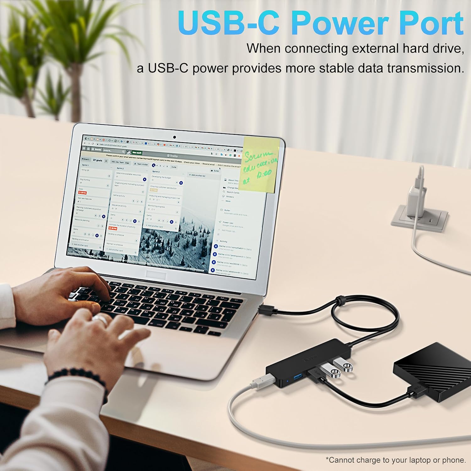 Detalle de Aceele USB hub with USB 3.0