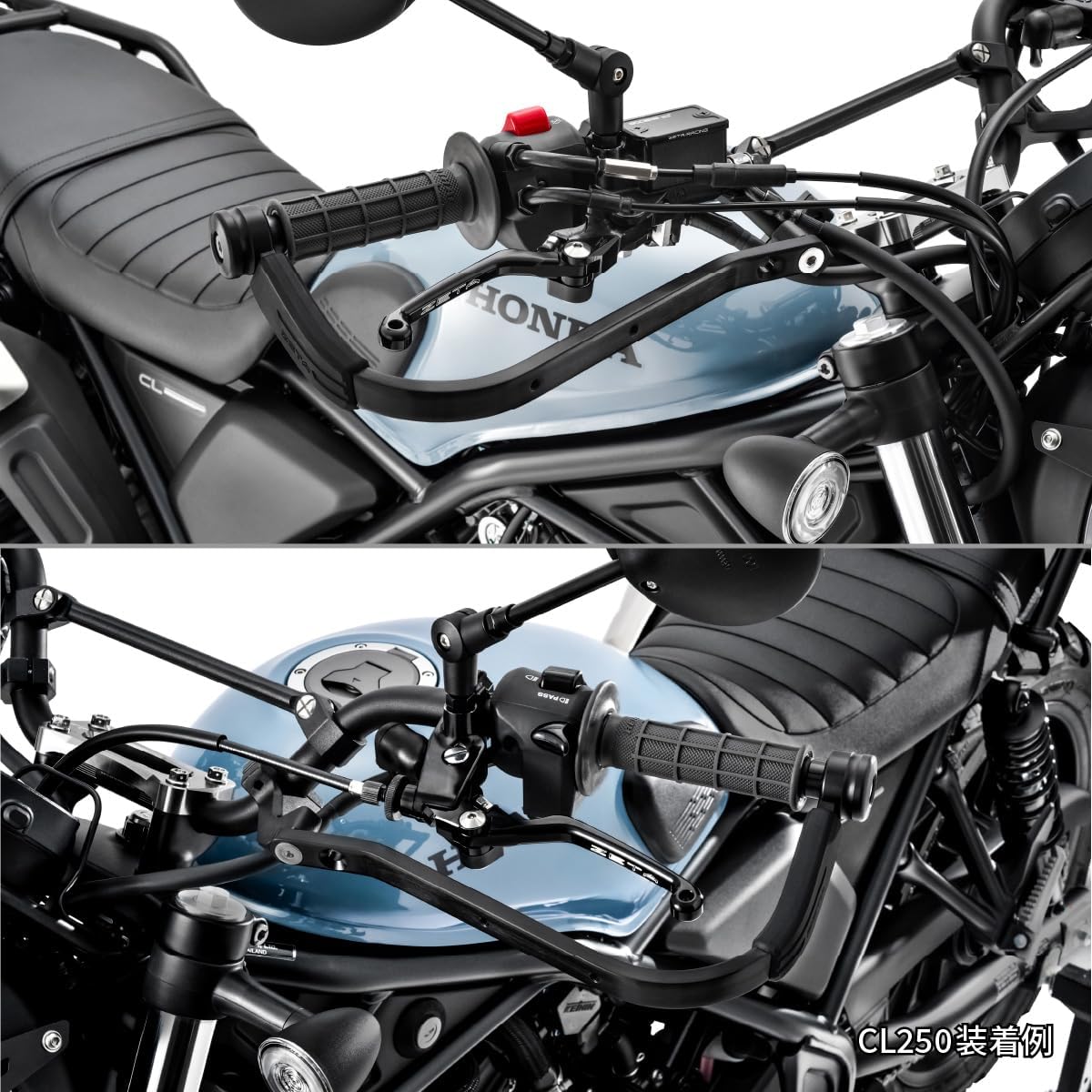 Detalle de ジータレーシング ピボット ストリート レバーセット F5620/ZS62-1020 ブラック、可倒式アルミ製