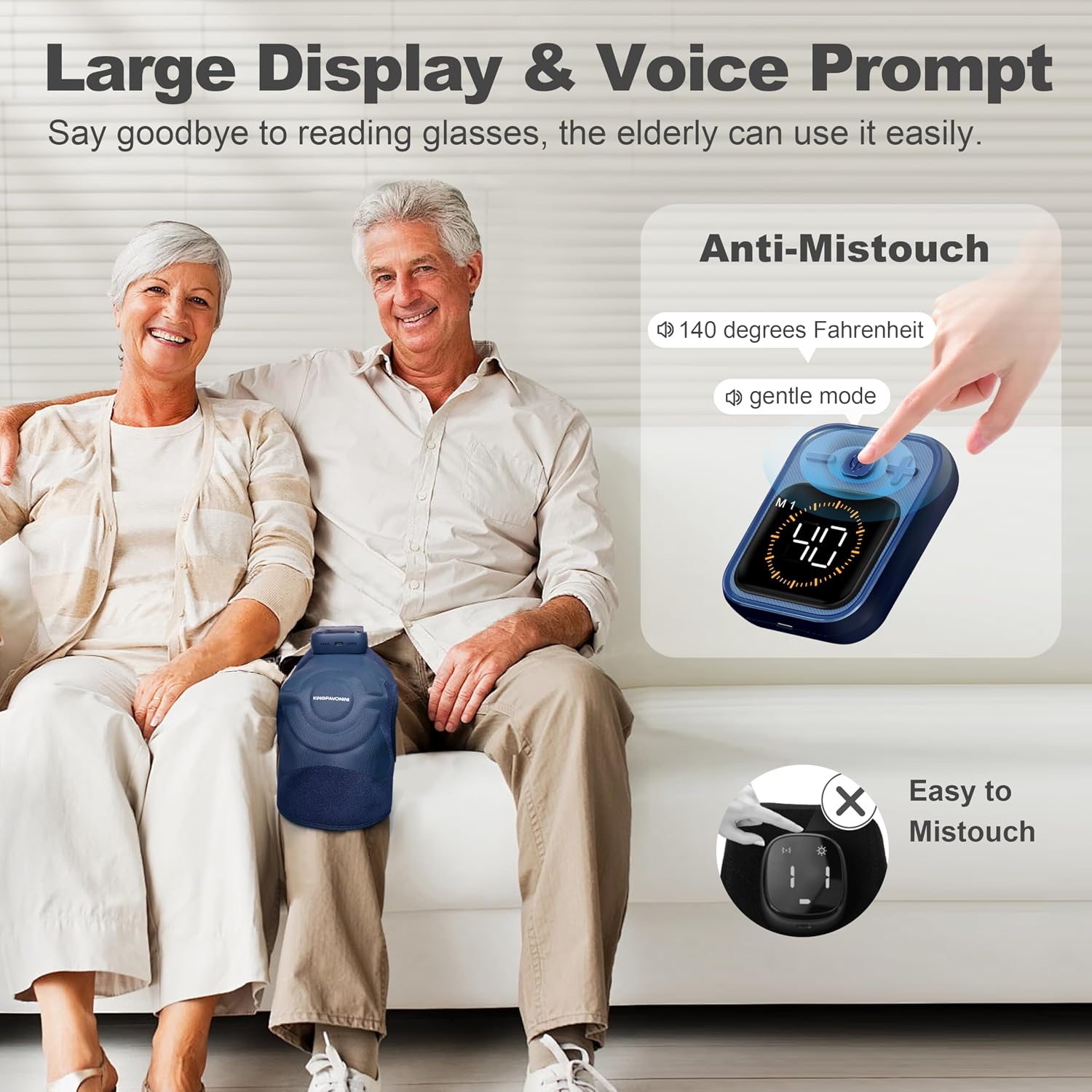 Thumbnail 4 de KingPavonini Cordless Knee Massager for Pain Relief