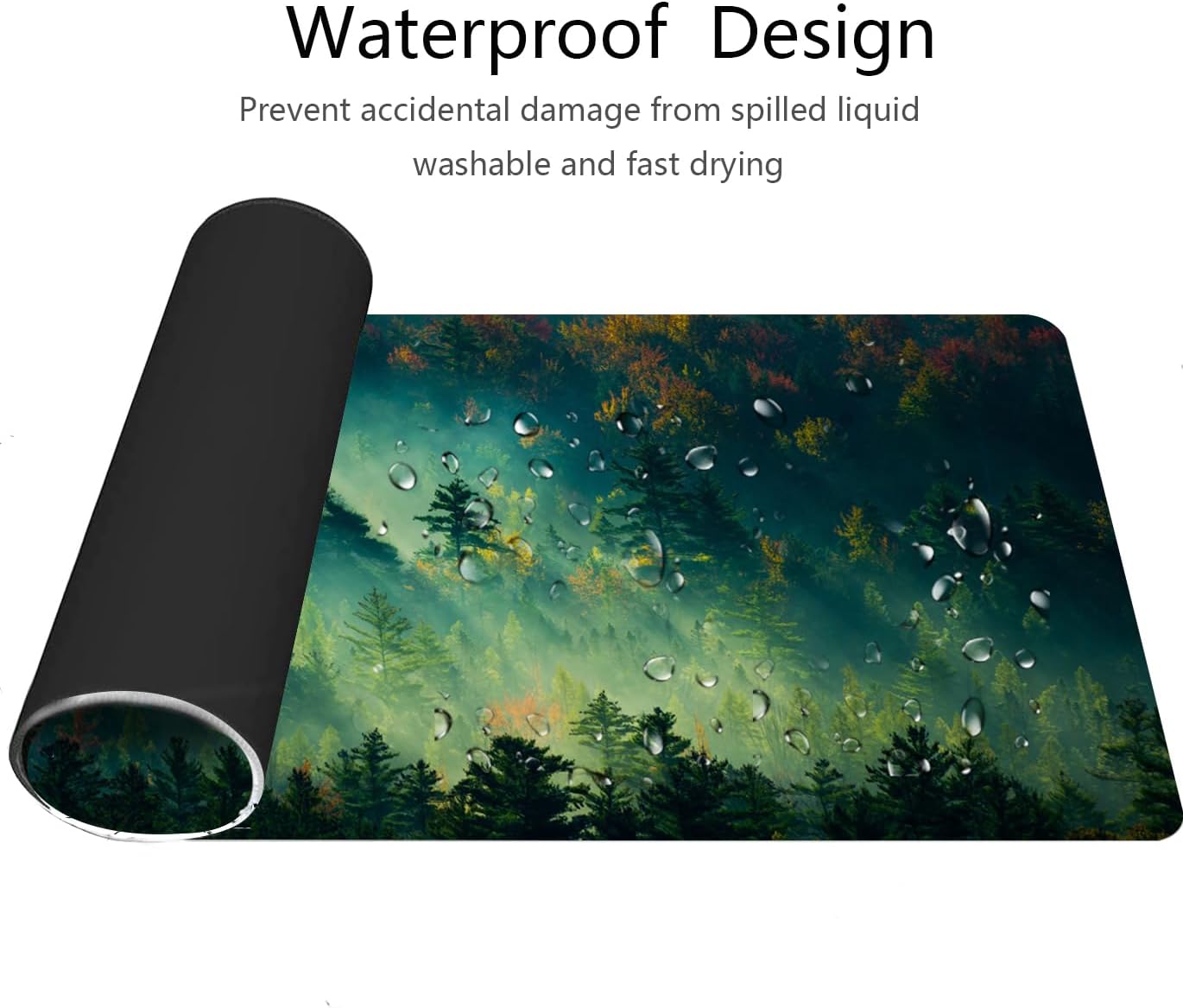 Thumbnail 4 de Owege Gaming Mauspad XXL 900 x 400 mm mit vernähten Kanten – wasserdicht, rutschfest