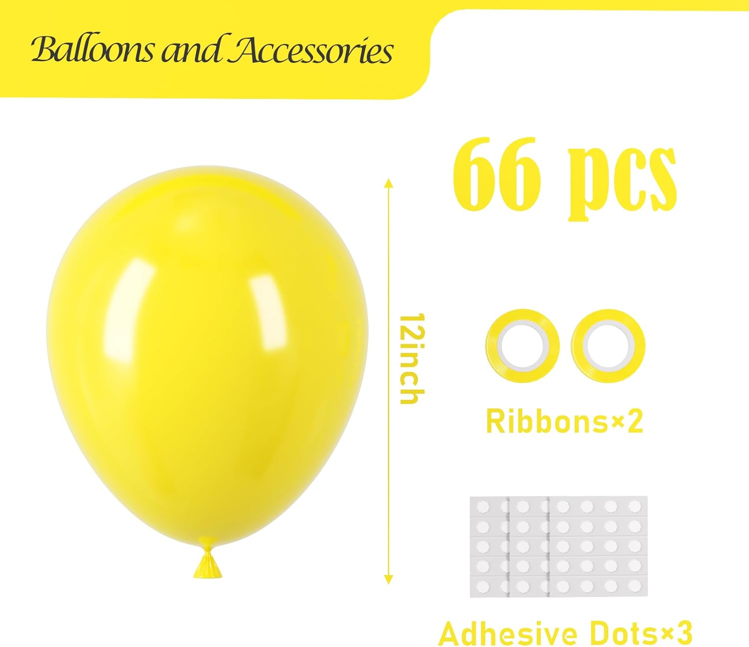 Detalle 2 de Voircoloria Latex Party Balloons, 12-inch