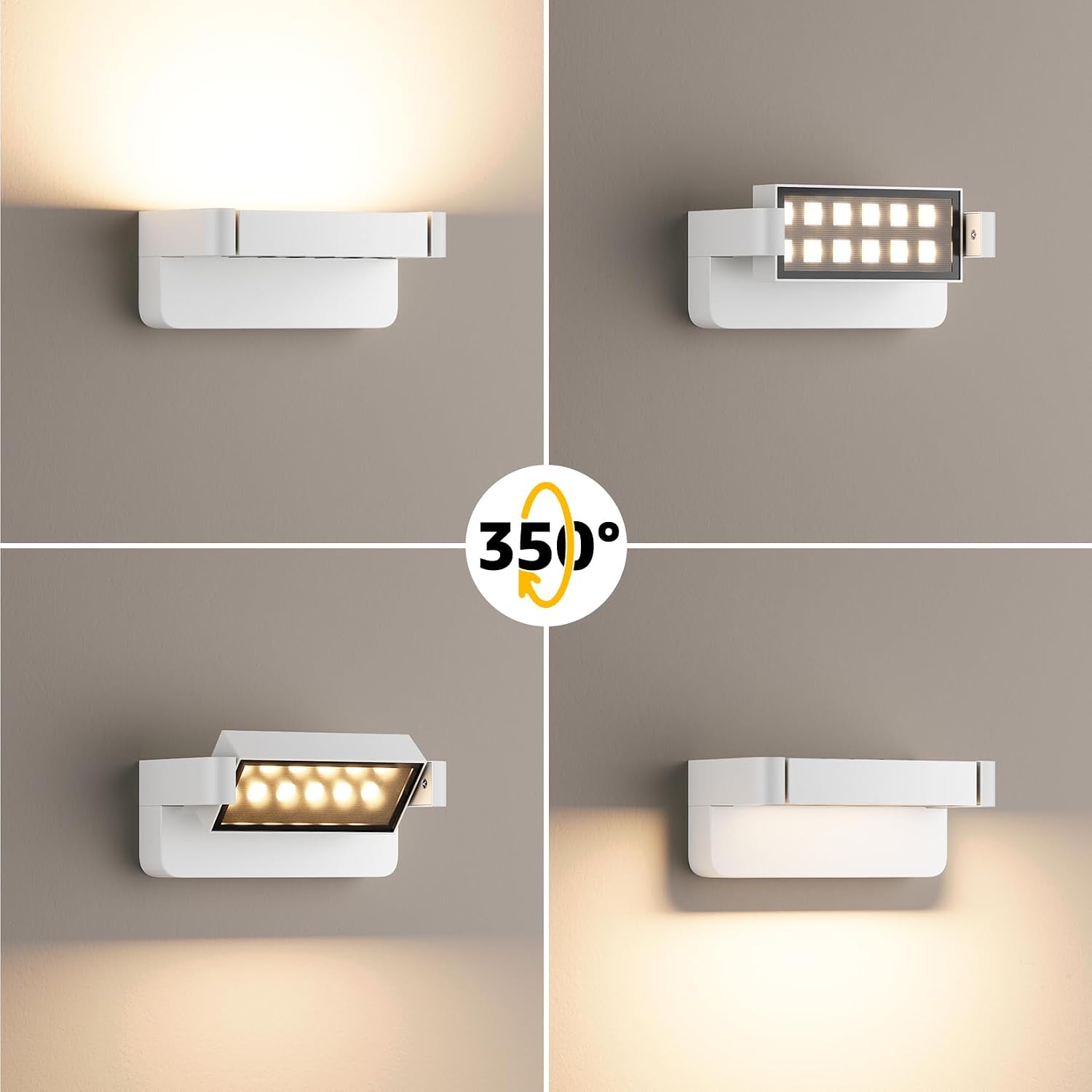 Detalle 2 de Aipsun 24W LED applique esterno 1500 lumen