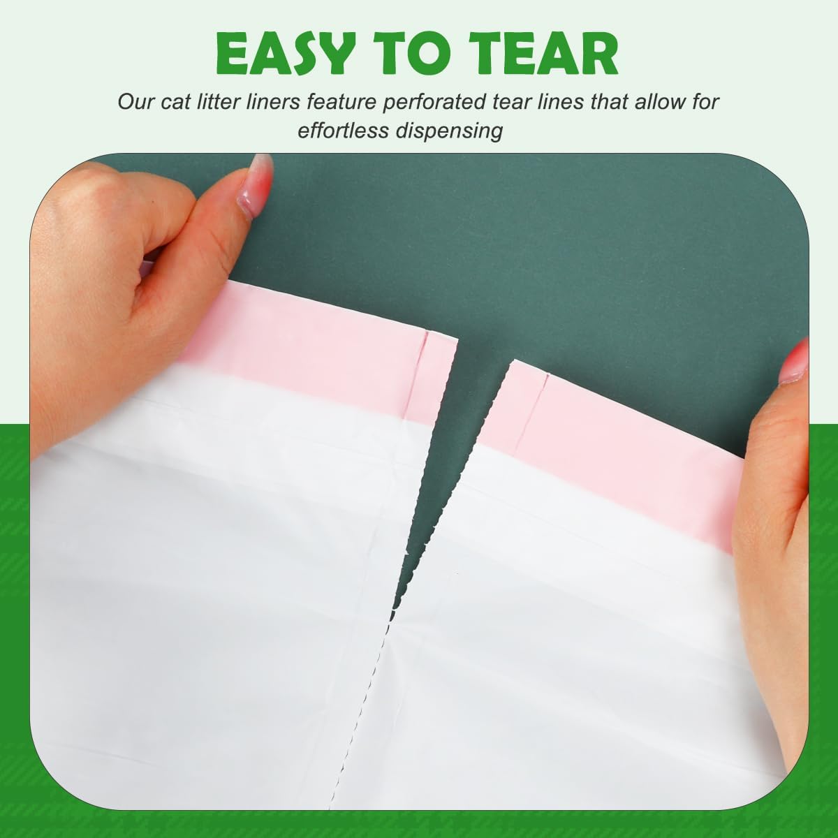 Detalle 2 de SZEE Large Self-Cleaning Cat Litter Tray Liners 20 🐱