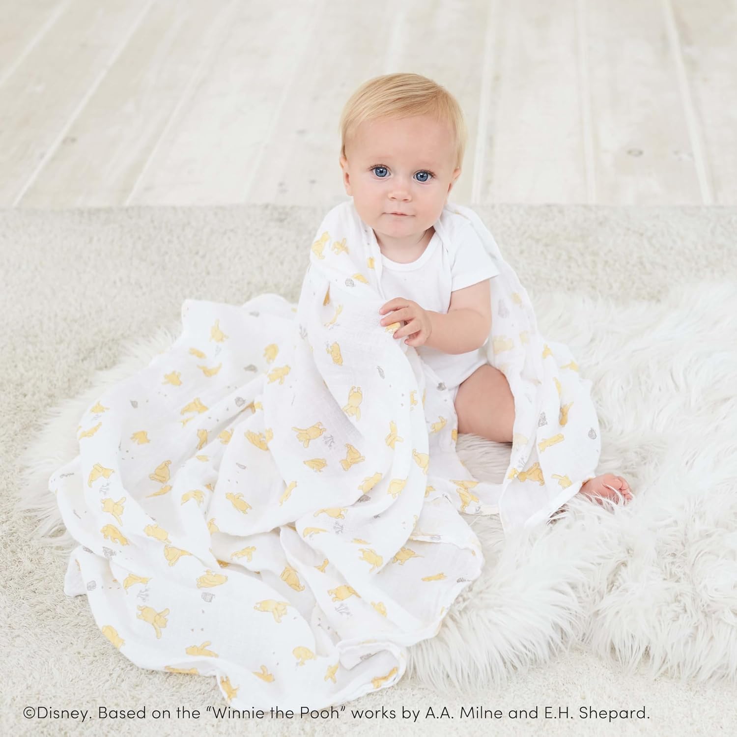 Detalle 1 de aden + anais essentials SWADAEDESWC40008DIJB モスリンコットンおくるみ 4枚セット