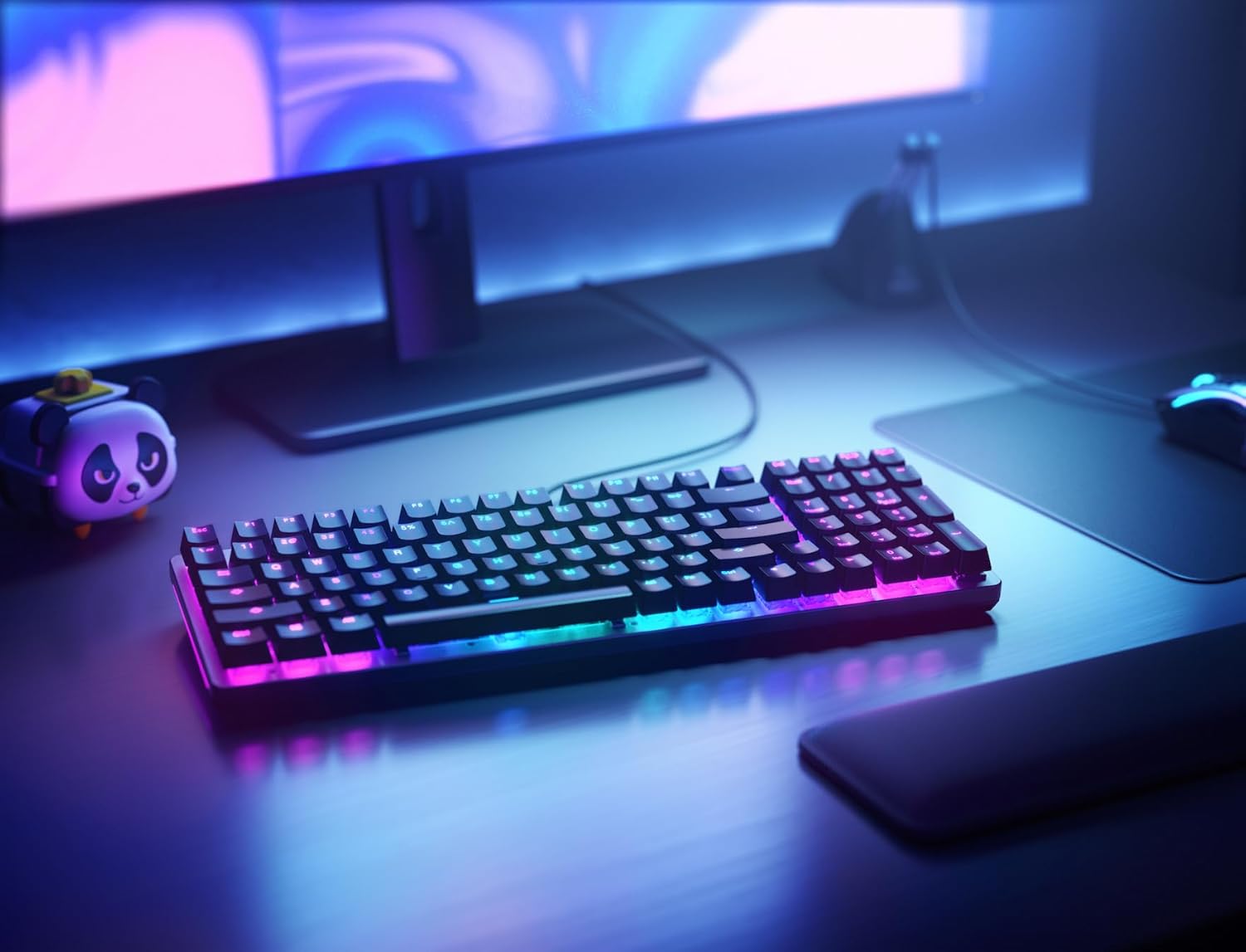 Detalle de GLORIOUS GMMK 2 Full Size (96 %) – Clavier mécanique en aluminium, AZERTY français, Switch Fox, RGB