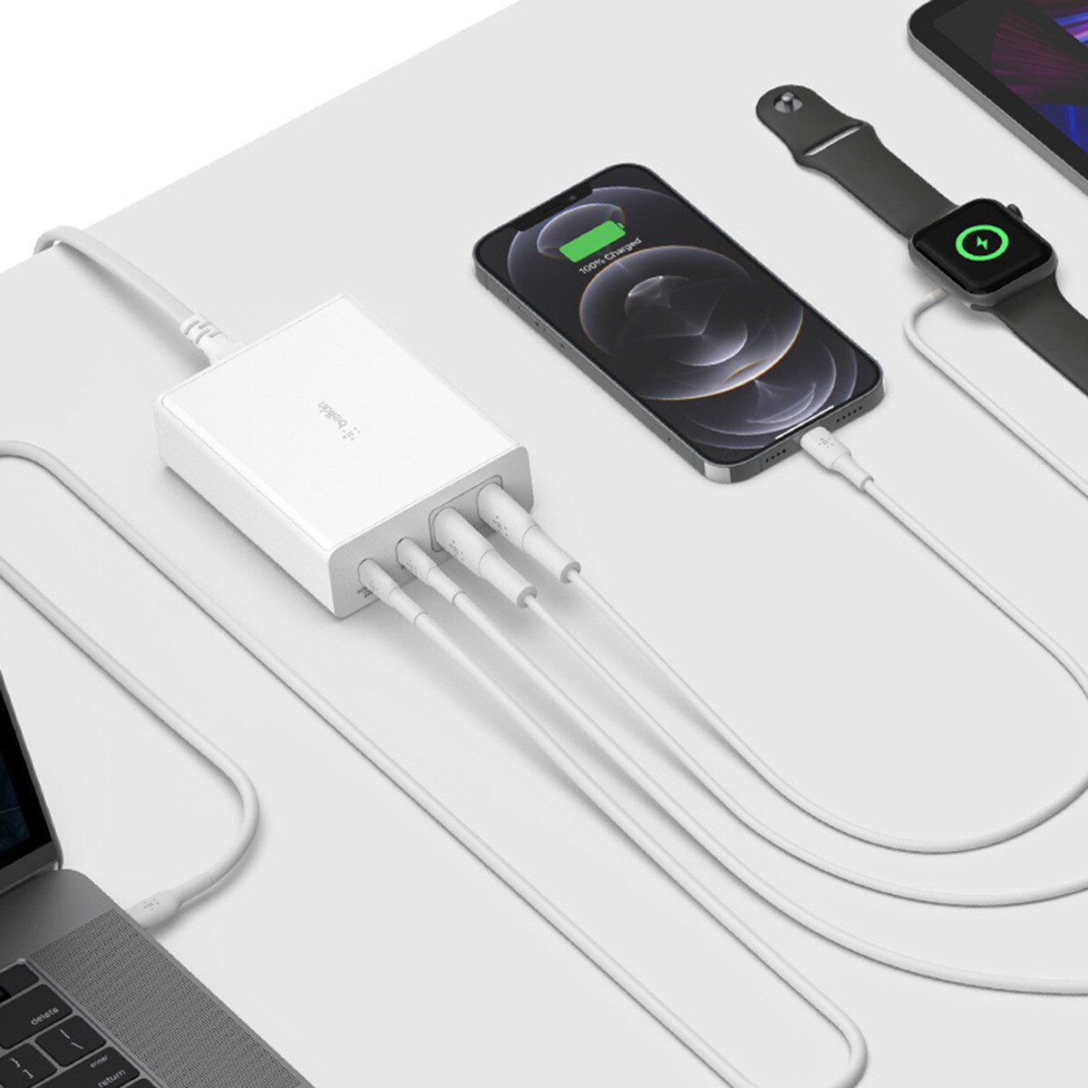 Thumbnail 2 de Belkin Cargador GaN 108 W, 4 puertos 🔌