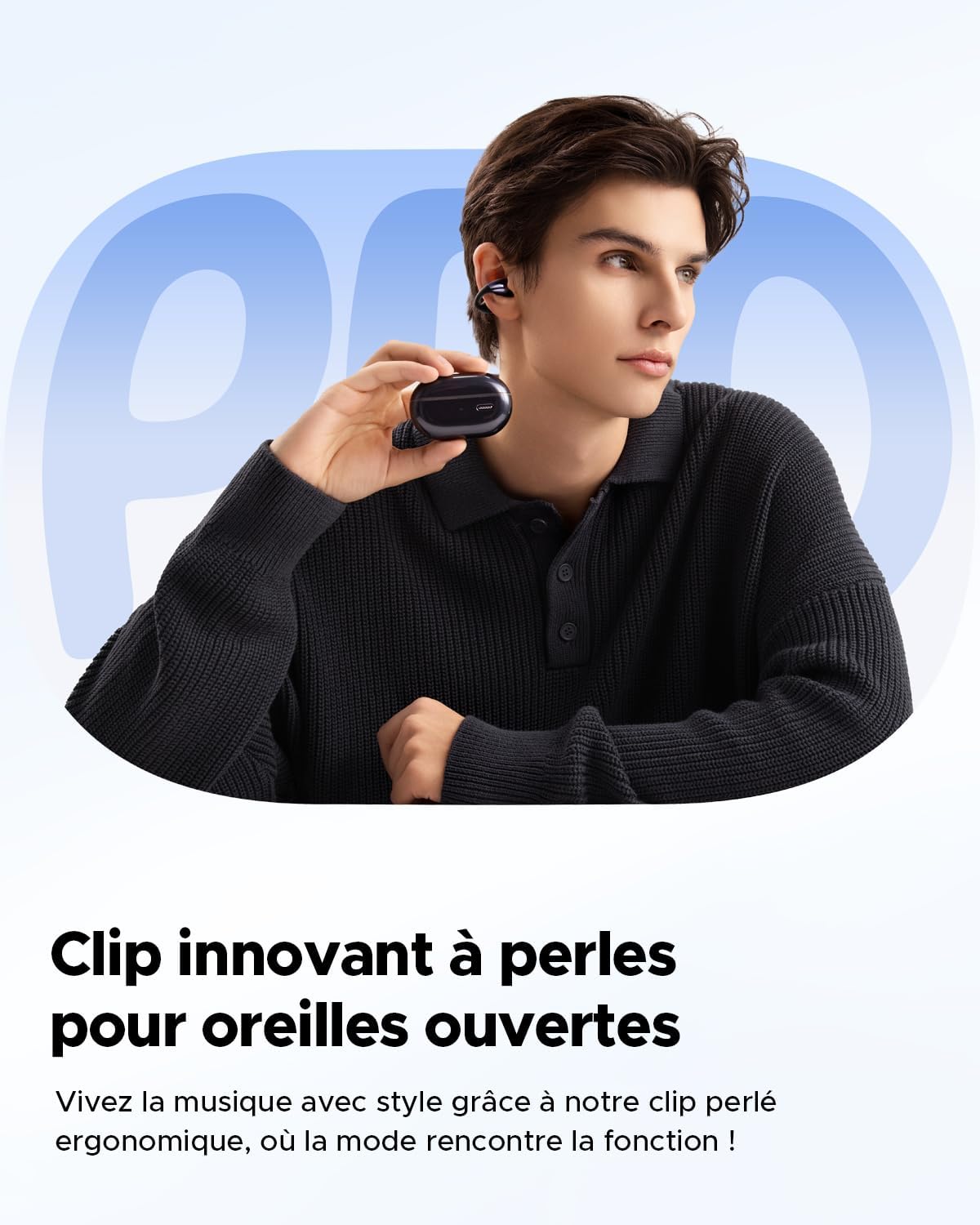 Thumbnail 1 de SoundPEATS Pearlclip Pro 24h écouteurs Bluetooth