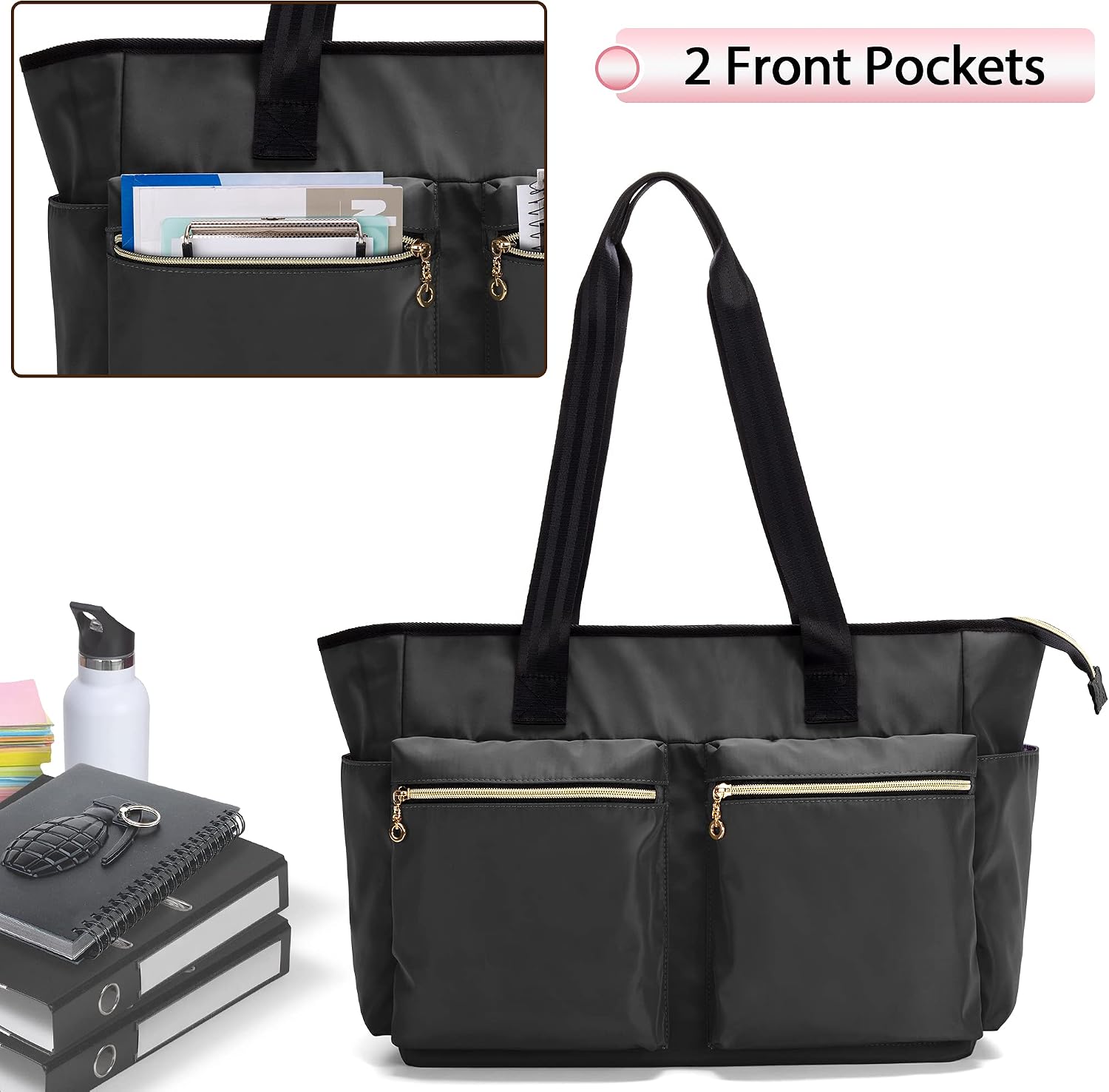 Thumbnail 3 de Damero Portable Teacher Tote Bag 15.6 Inch Laptop Sleeve