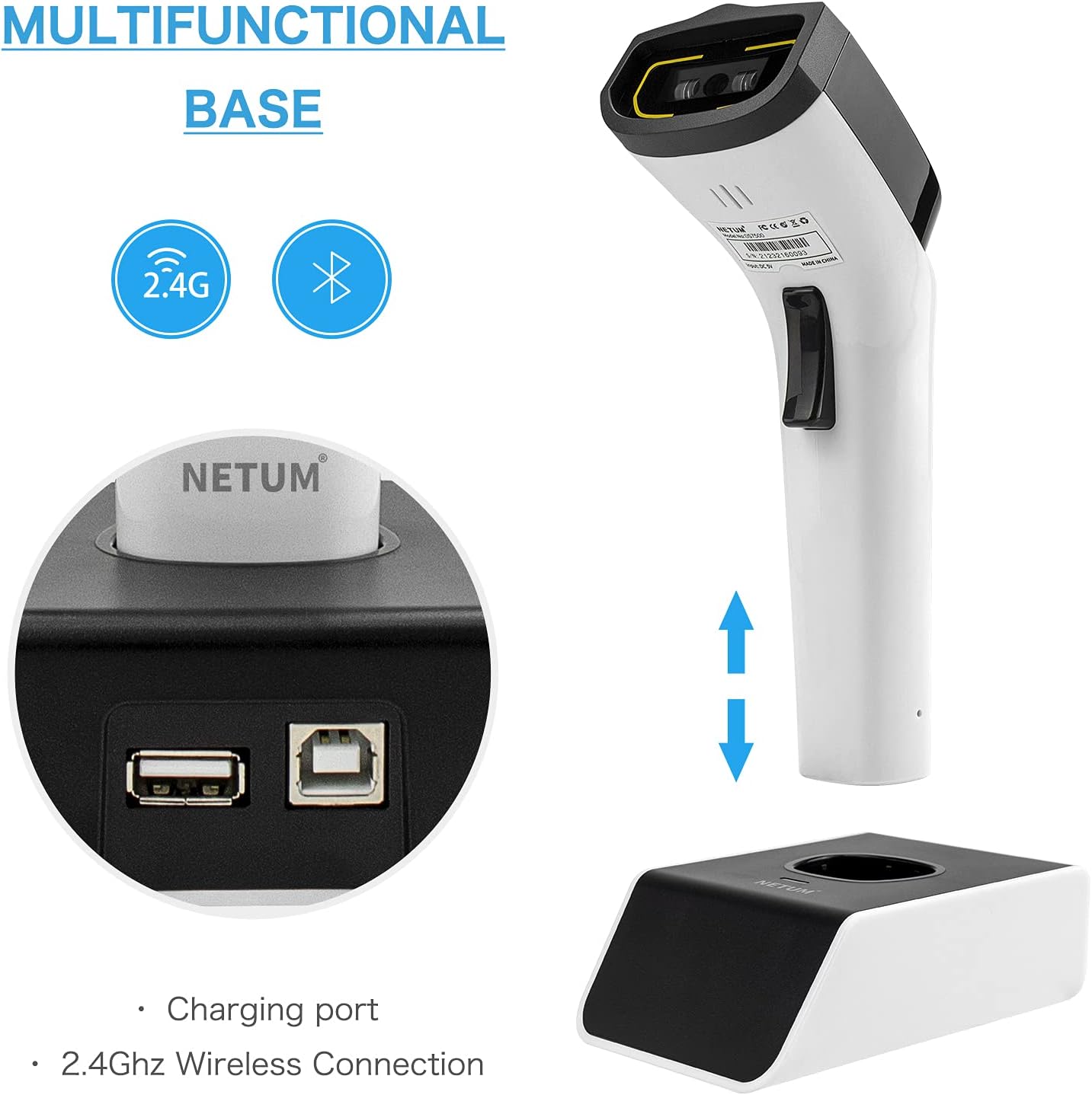 Detalle 1 de NETUM Imageur RFID Hybride DS8100