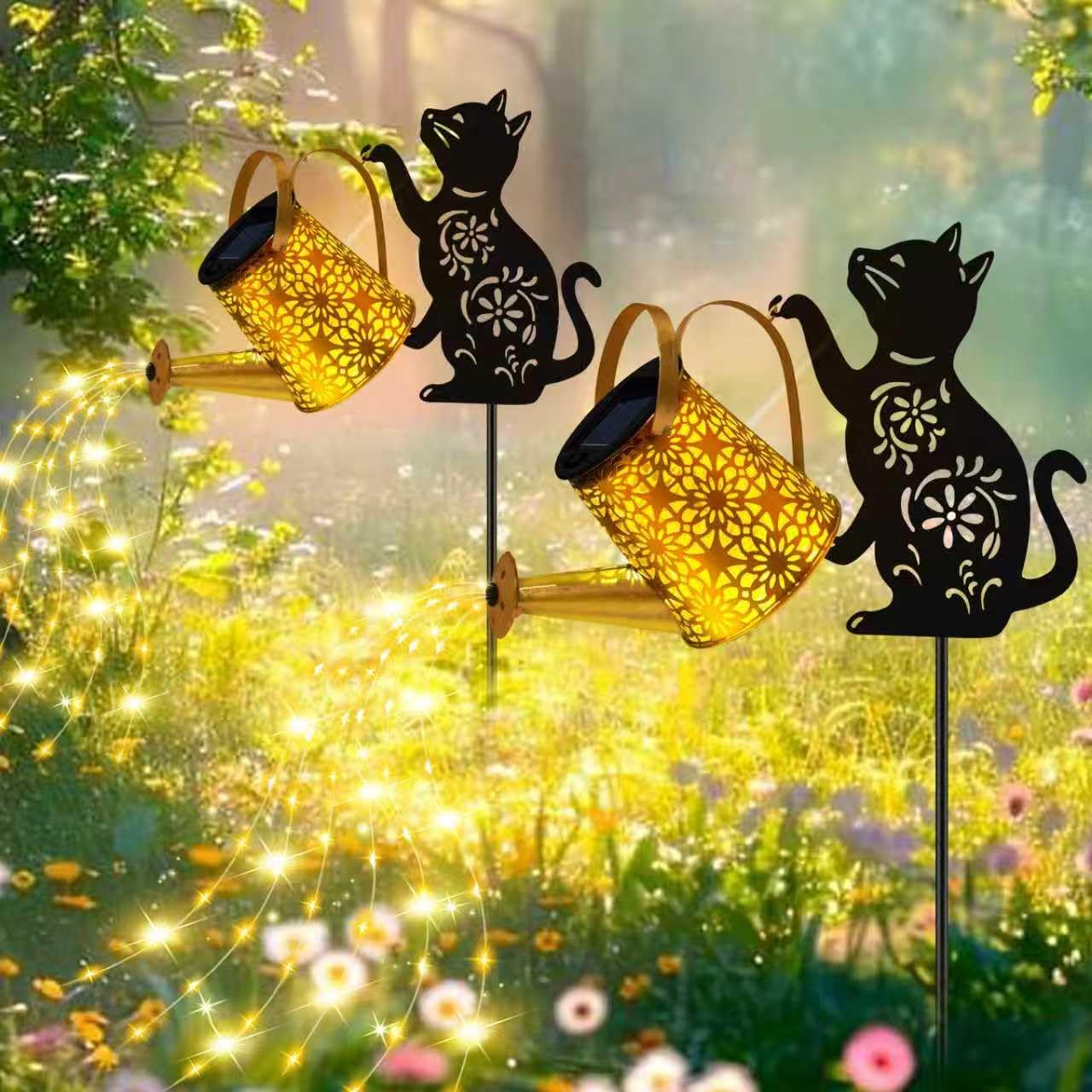 Detalle de Ostritec Solar Watering Can Lights, Metal