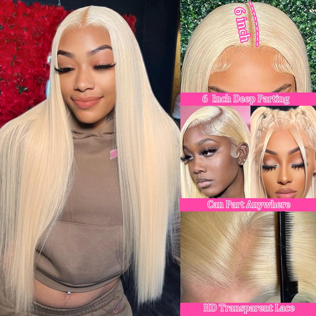 Thumbnail 2 de LETMIEO 30 Inch Lace Front Wig 💇♀