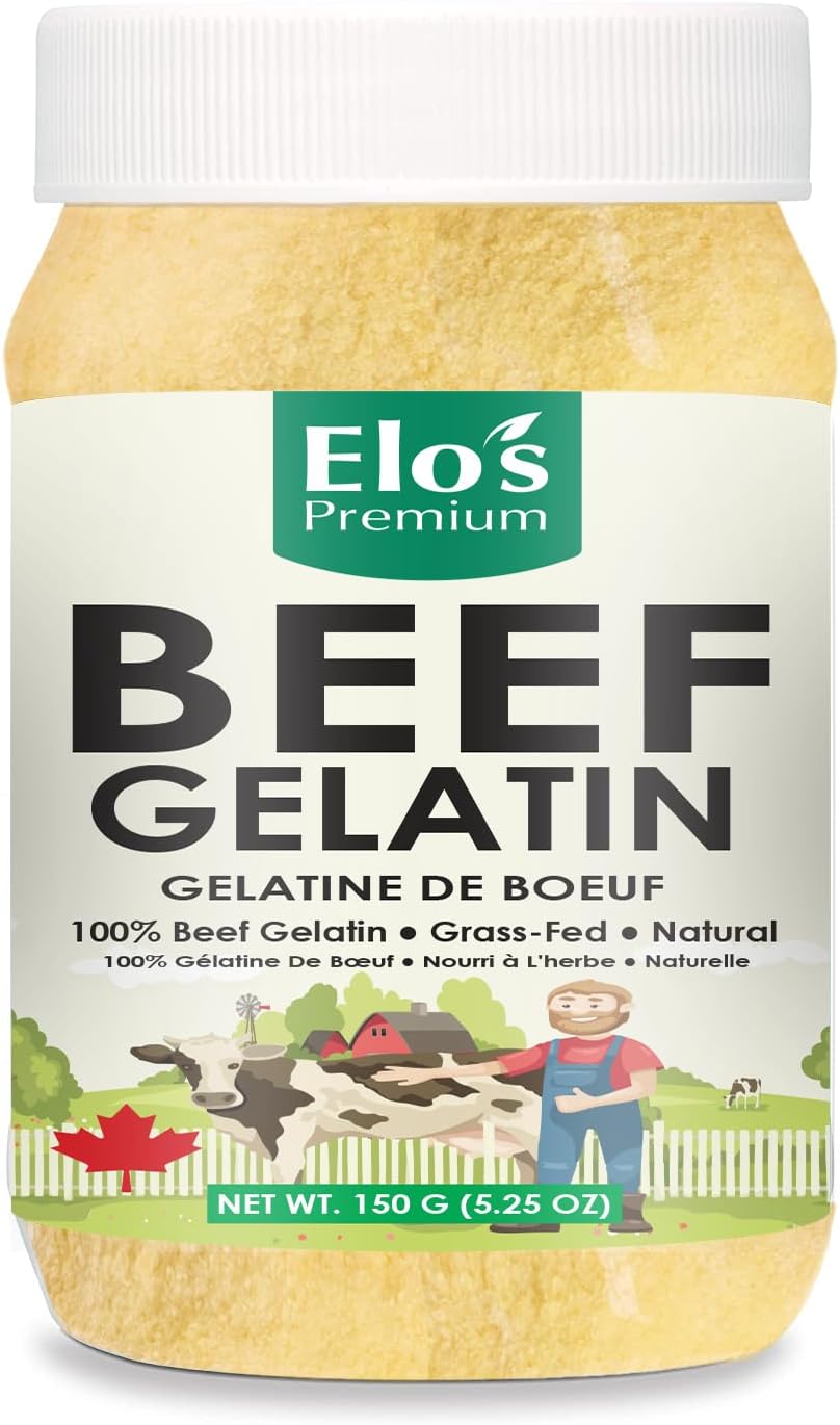 Detalle de Elo’s Premium Beef Gelatin Powder, 150 g, Grass-Fed and Unflavoured