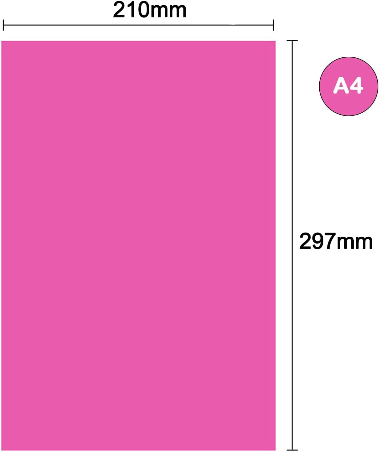 Thumbnail 2 de Carehabi – Papier couleur A4 80 g/m², 100 feuilles, 20 couleurs, double face