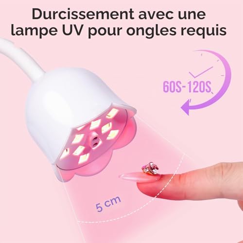 Detalle de Makartt Rhinestone Glue Gel 30g: Gel adhésif fort pour strass et nail art 3D