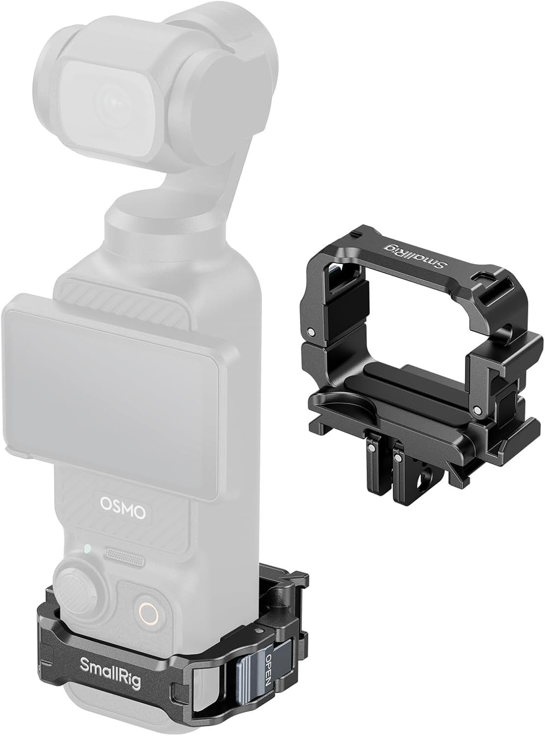 Detalle de SMALLRIG 5607 – klatka do DJI Osmo Pocket 3 z gwintem 1/4″-20