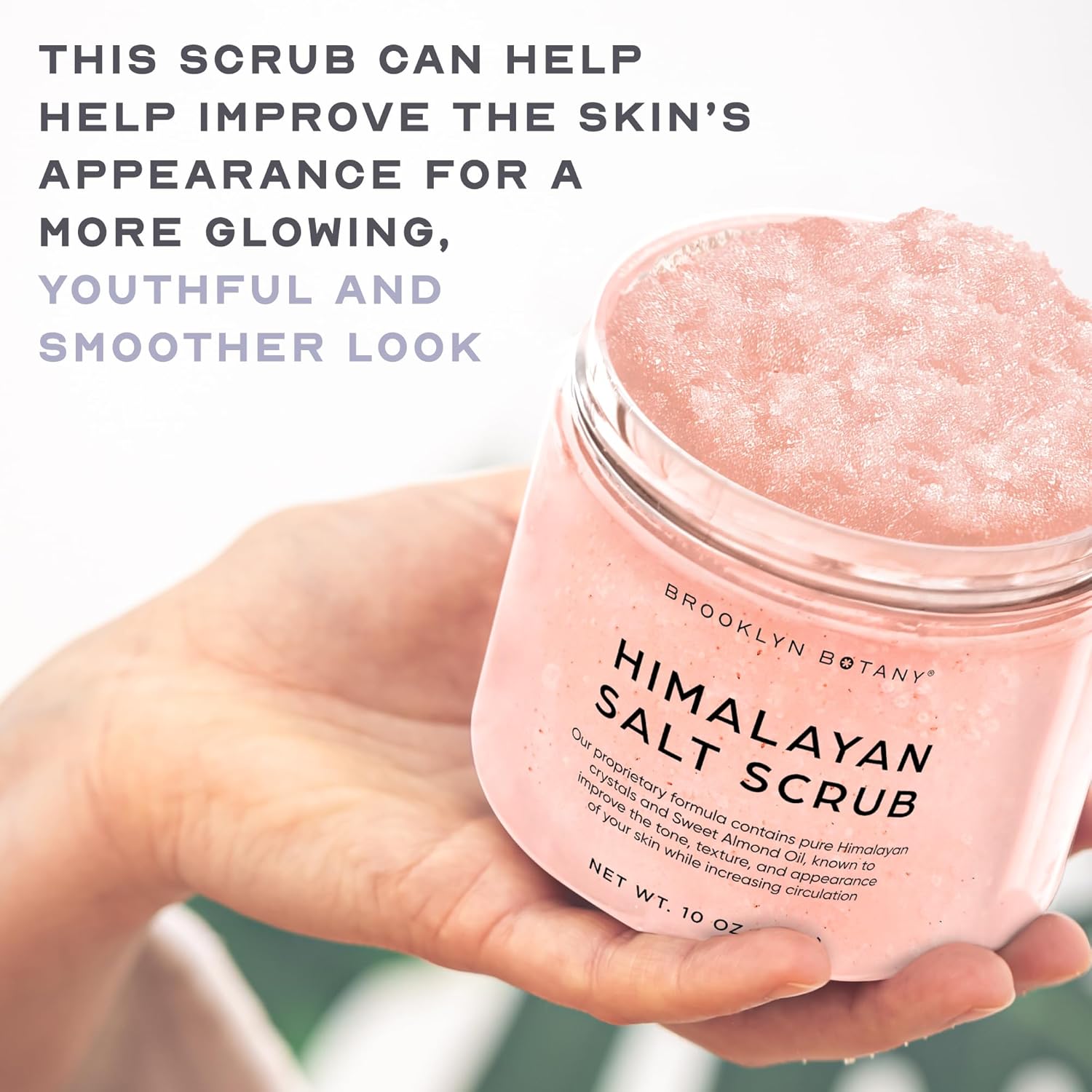 Thumbnail 5 de Brooklyn Botany himalayan10 Himalayan Salt Body Scrub, 10 oz, Moisturizing Exfoliator