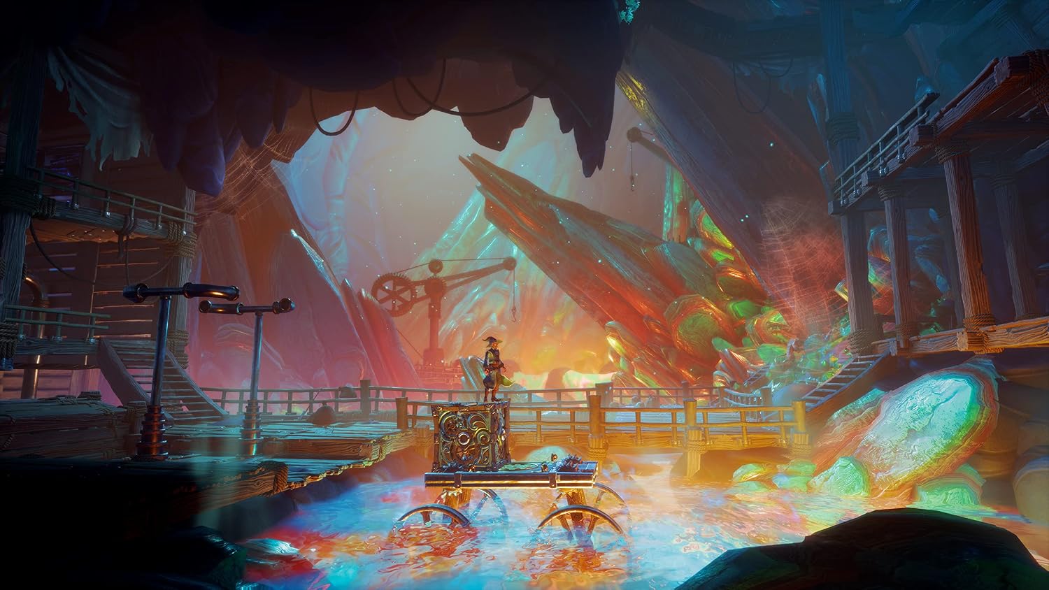 Detalle de THQ Nordic Trine 5: A Clockwork Conspiracy für PlayStation 5 (2,5D-Adventure)