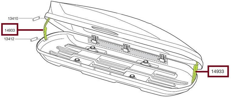 Thumbnail 2 de THULE Lid Lifter ML 70 Medium accessorio per box da tetto