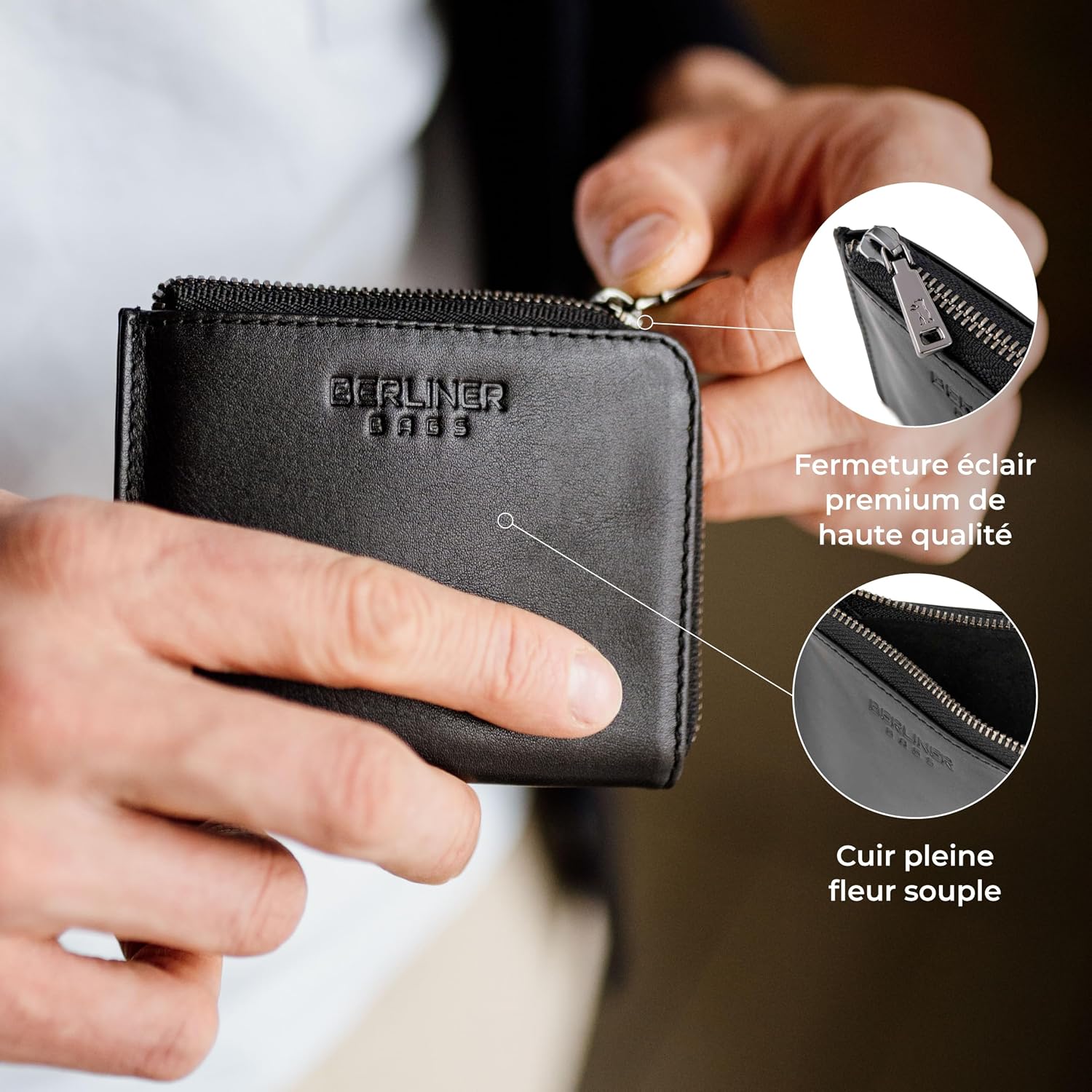 Detalle 2 de Berliner Bags Mark porte-monnaie 10,5Ă8,5 cm đ