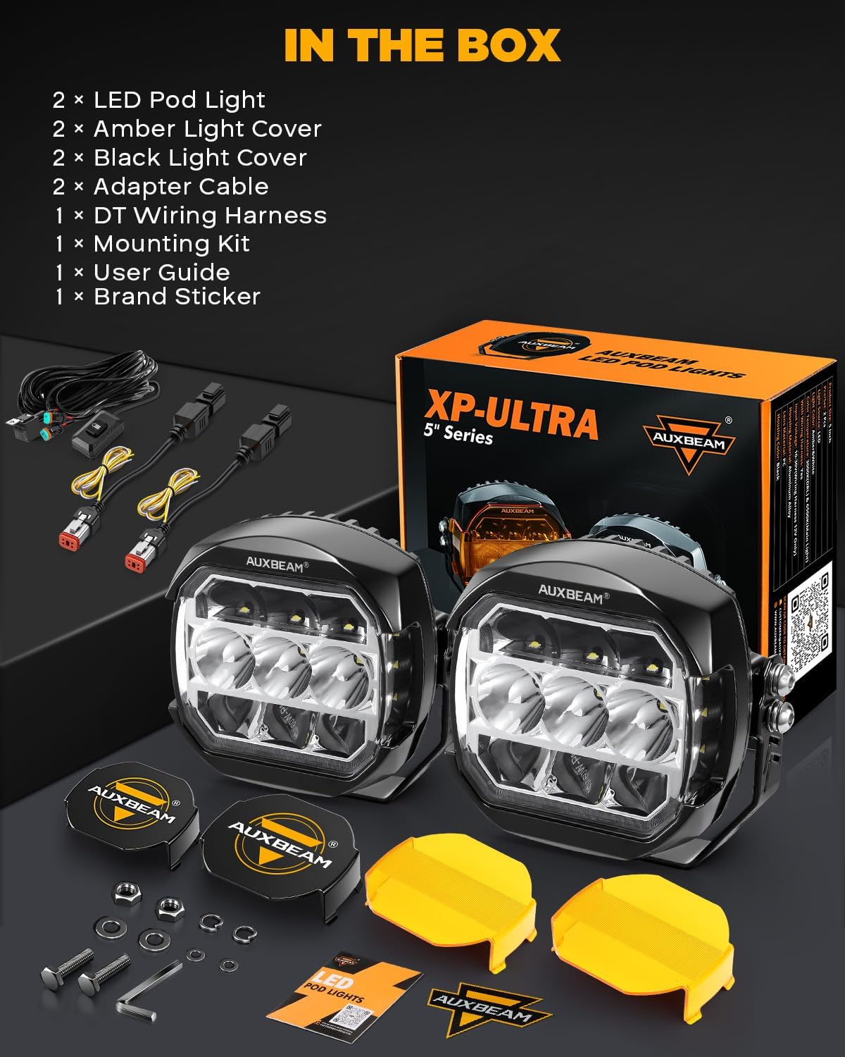 Thumbnail 6 de Auxbeam XP-Ultra 5" Offroad LED Pods 174W