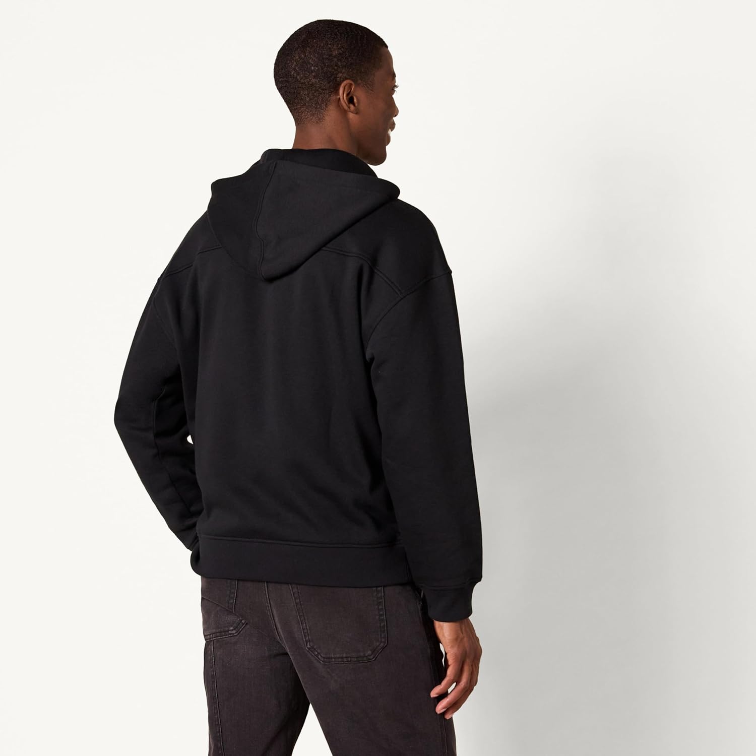 Thumbnail 1 de Amazon Essentials Herren Oversize-Kapuzensweatshirt mit Viertel-Reißverschluss