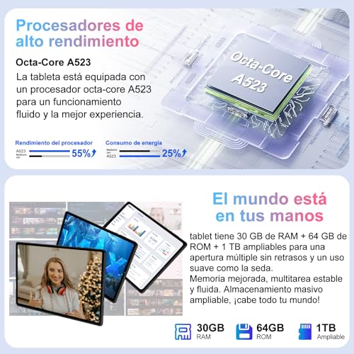 Thumbnail 3 de BIEGEDY 2026 Tablet 10'' con Gemini AI y Android 15: potencia, conectividad 5G y 30 GB de RAM en un diseño 2 en 1