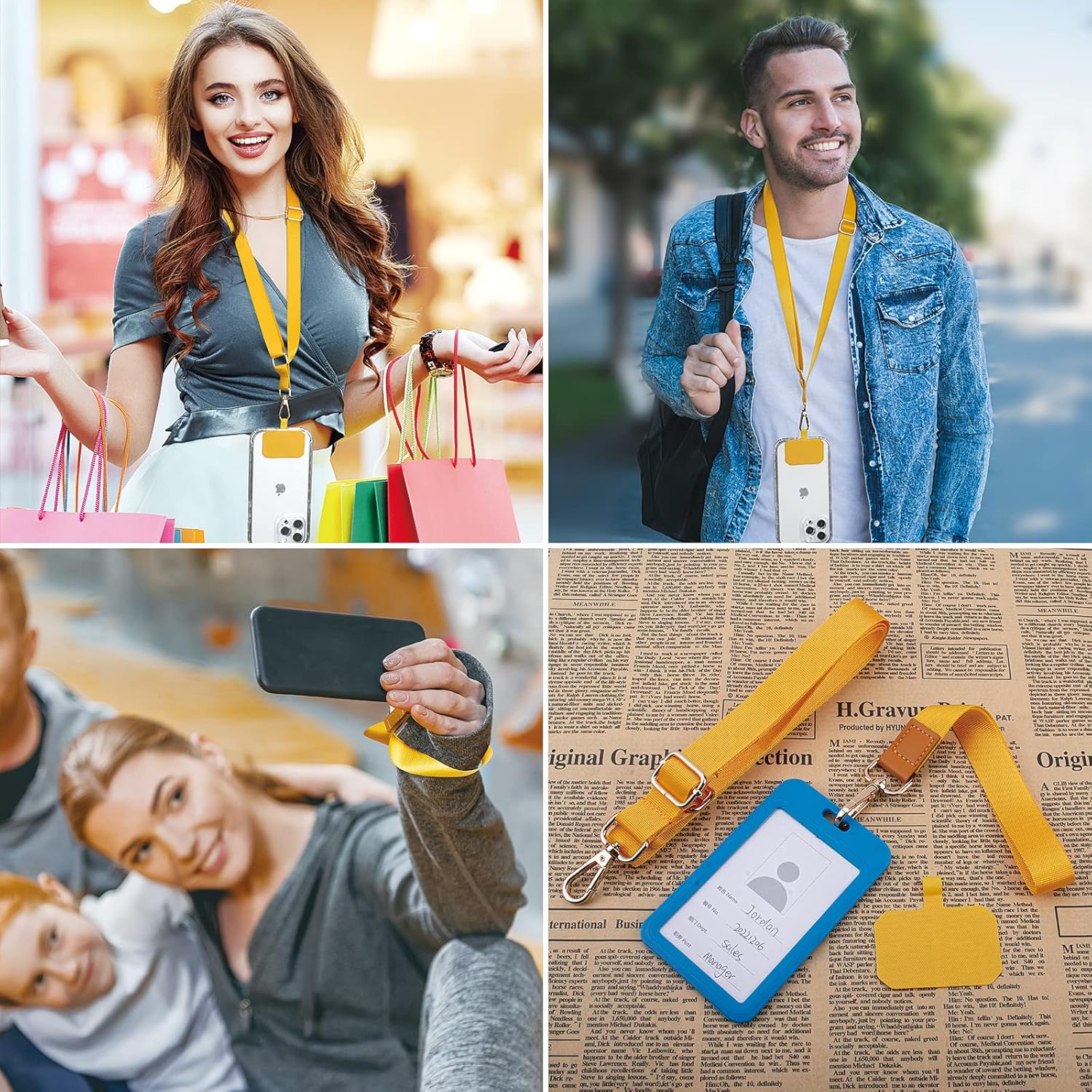 Thumbnail 5 de DGHYDZ Cell Phone Lanyard: Universal Crossbody and Wrist Strap for Everyday Hands‑Free Convenience