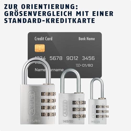 Thumbnail 5 de ABUS Zahlenschloss 145/40 Blau – Aluminium-Vorhängeschloss mit 4-stelligem Zahlencode