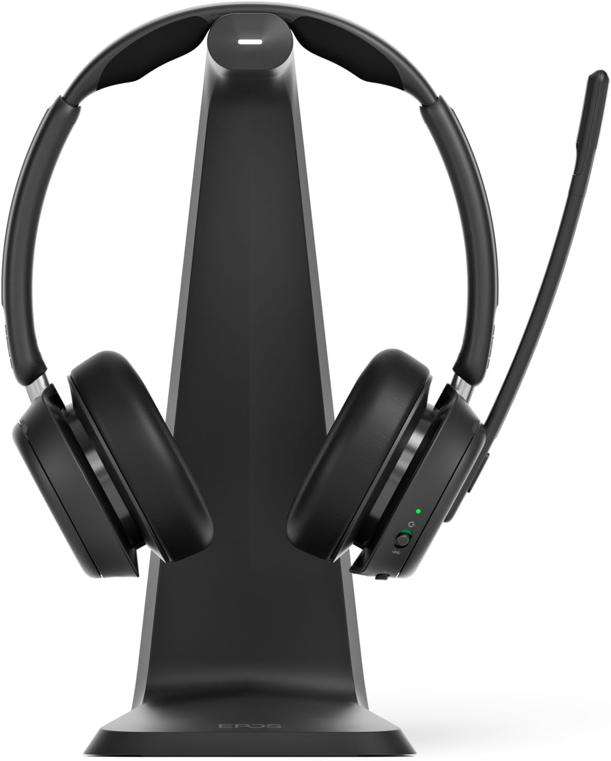 Detalle de EPOS Impact 1061T Premium kabelloses Headset – beidseitig, EPOS AI für Sprachklarheit