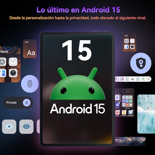 Thumbnail 4 de Blackview Tablet 11" Android 15, 24GB RAM, Funda, Face ID