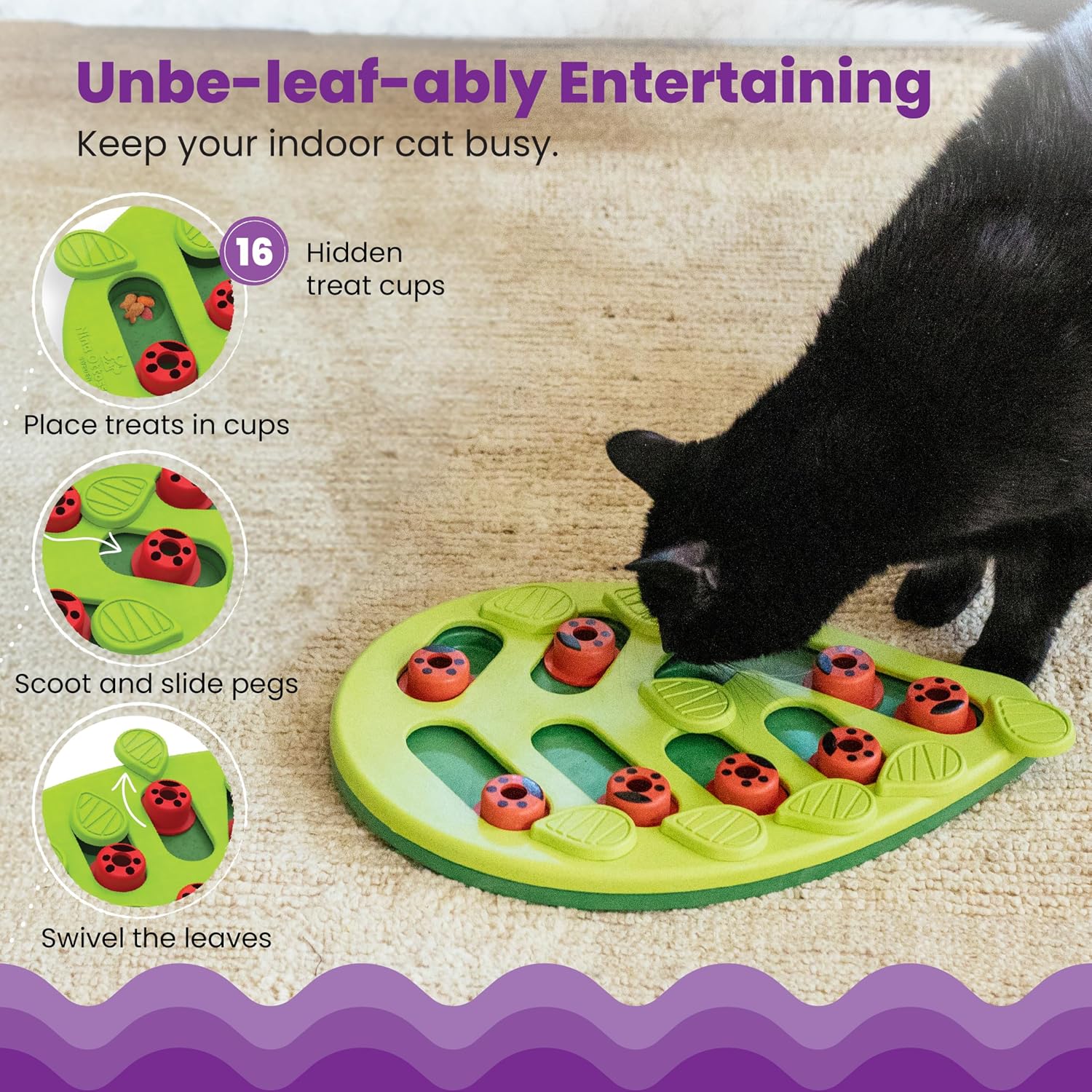 Thumbnail 2 de Catstages Nina Ottosson Buggin' Out Puzzle & Play