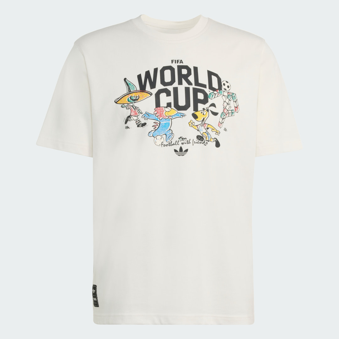 Thumbnail 3 de Adidas Camiseta con grupo de mascotas Copa Mundial de la FIFA 26™, blanca
