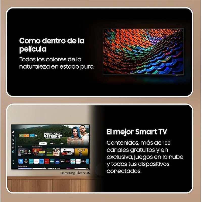 Detalle 2 de Samsung TU75DU8505KXXC (75") – TV Crystal UHD 4K con HDR10+ y Smart Hub