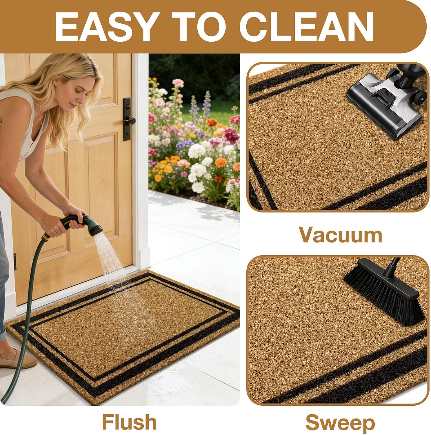 Detalle 2 de OLANLY Doormat 71x47
