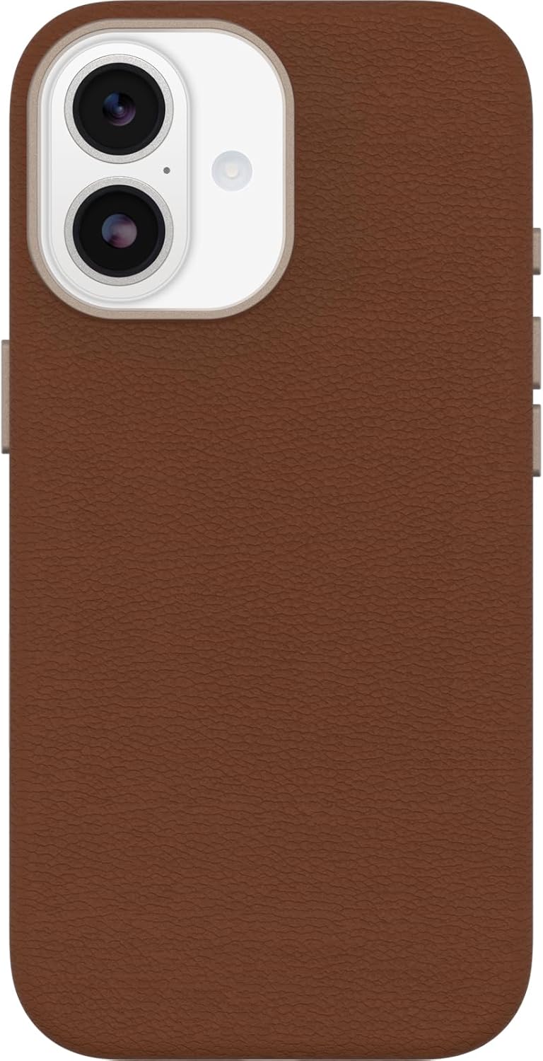 Thumbnail 1 de OtterBox Symmetry Series Cactus Leather MagSafe per iPhone 17, custodia sottile Marrone