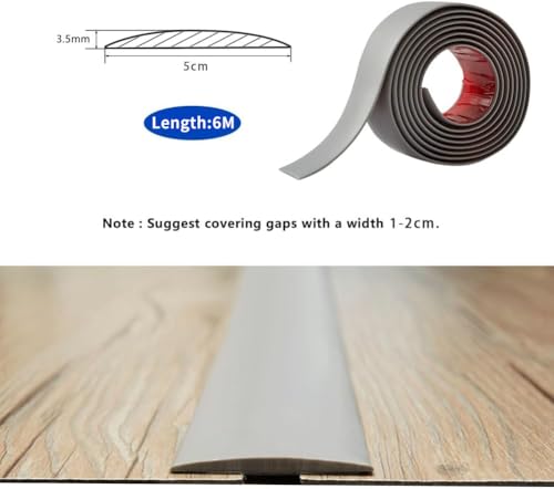 Detalle 2 de 6M Bande de seuil PVC 5 cm ⚙