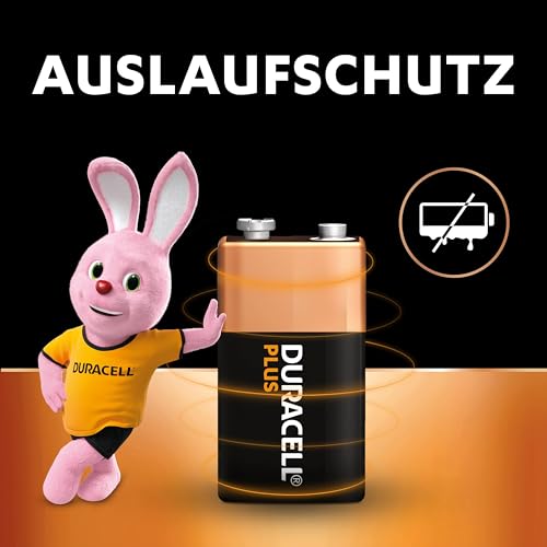 Detalle de DURACELL Plus 9V Alkaline-Blockbatterie (4 Stück) 6LR61