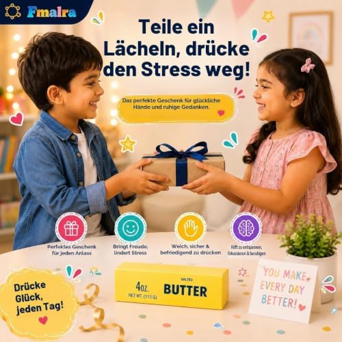Thumbnail 4 de SIMENTY Butter Quetschspielzeug – 2er-Set Butter Squishy Stressball