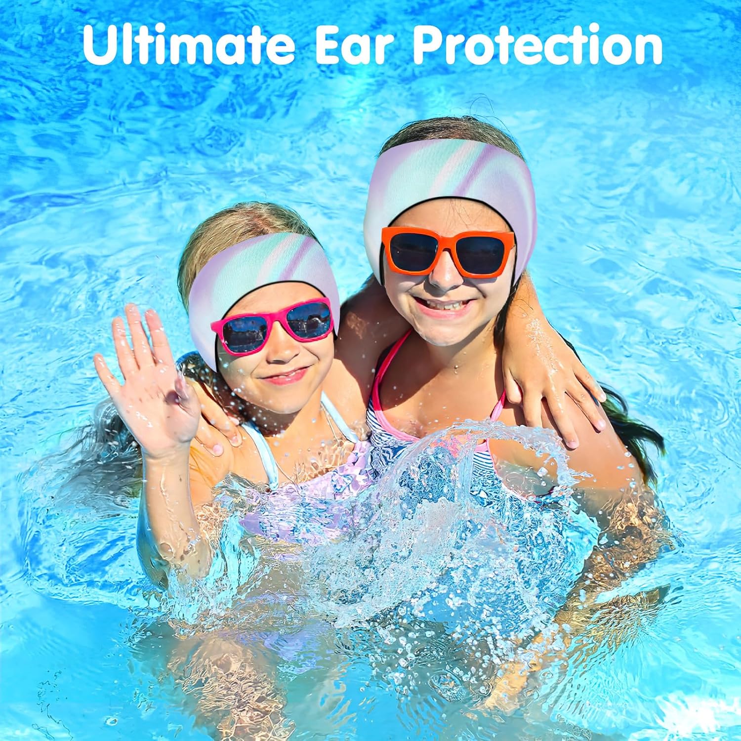 Detalle de HeySplash bandeau de natation en néoprène imperméable pour enfants (1 à 3 ans)