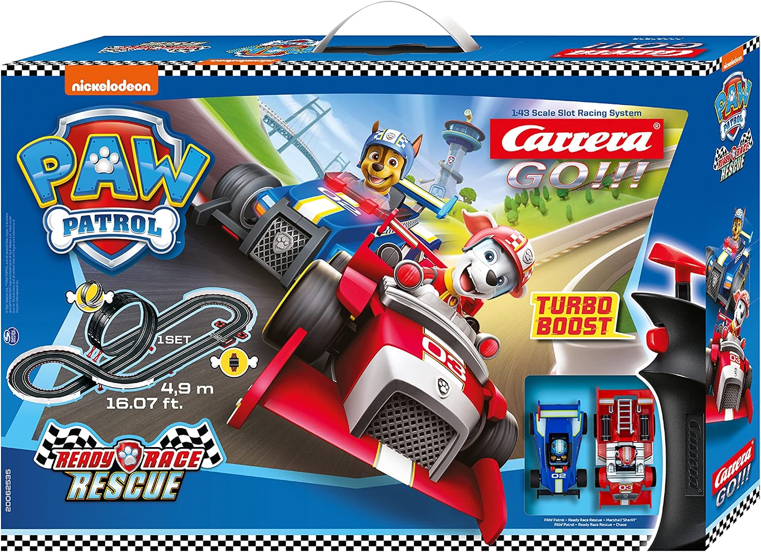 Thumbnail 1 de Carrera GO!!! PAW Patrol Rennbahn 4,9 m 🏎