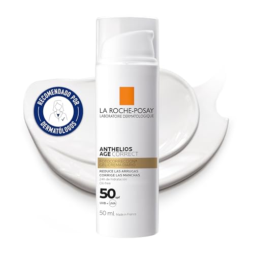 Detalle de La Roche-Posay Gel-Crema Protector Antiedad SPF50 | Fotocorrector diario con Cellox-B3 Tech